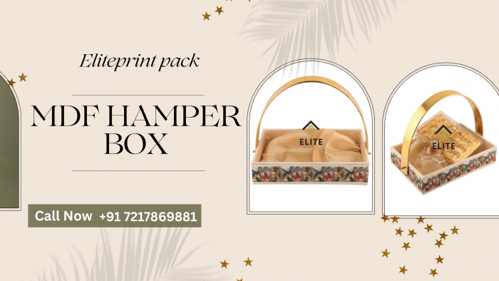 MDF Hamper Box for Luxury Product Packaging