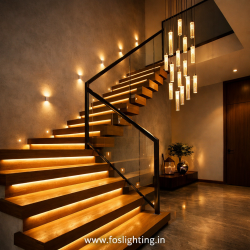 Enhance Your Home Ambience with Trendy Staircase Lighting