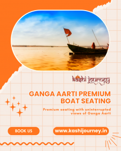 Ganga Aarti Premium Boat Seating in Varanasi – Kashi Journey
