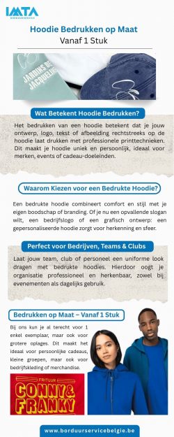 Hoodie Bedrukken Op Maat Vanaf 1 Stuk