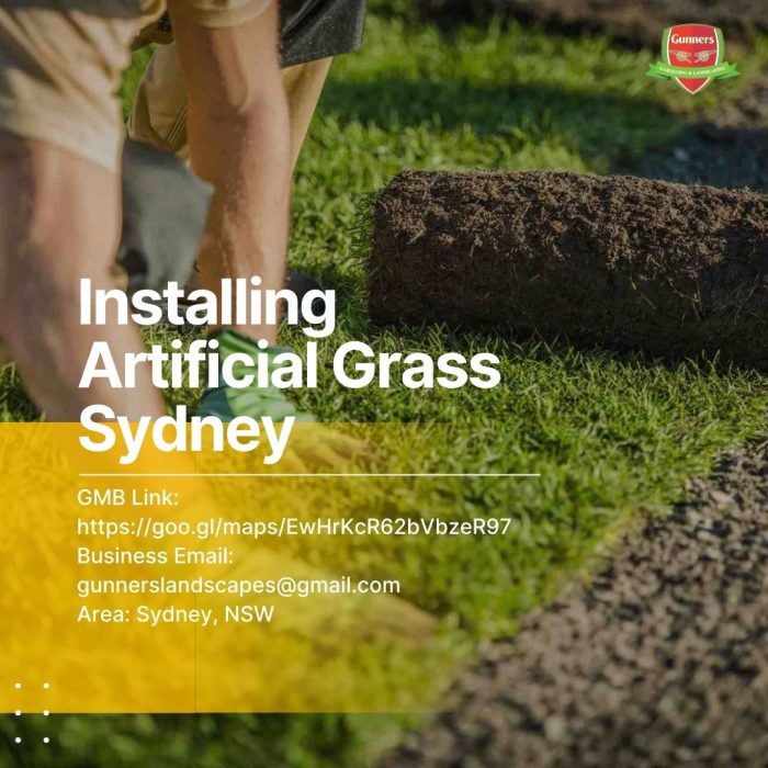 Installing Artificial Grass Sydney