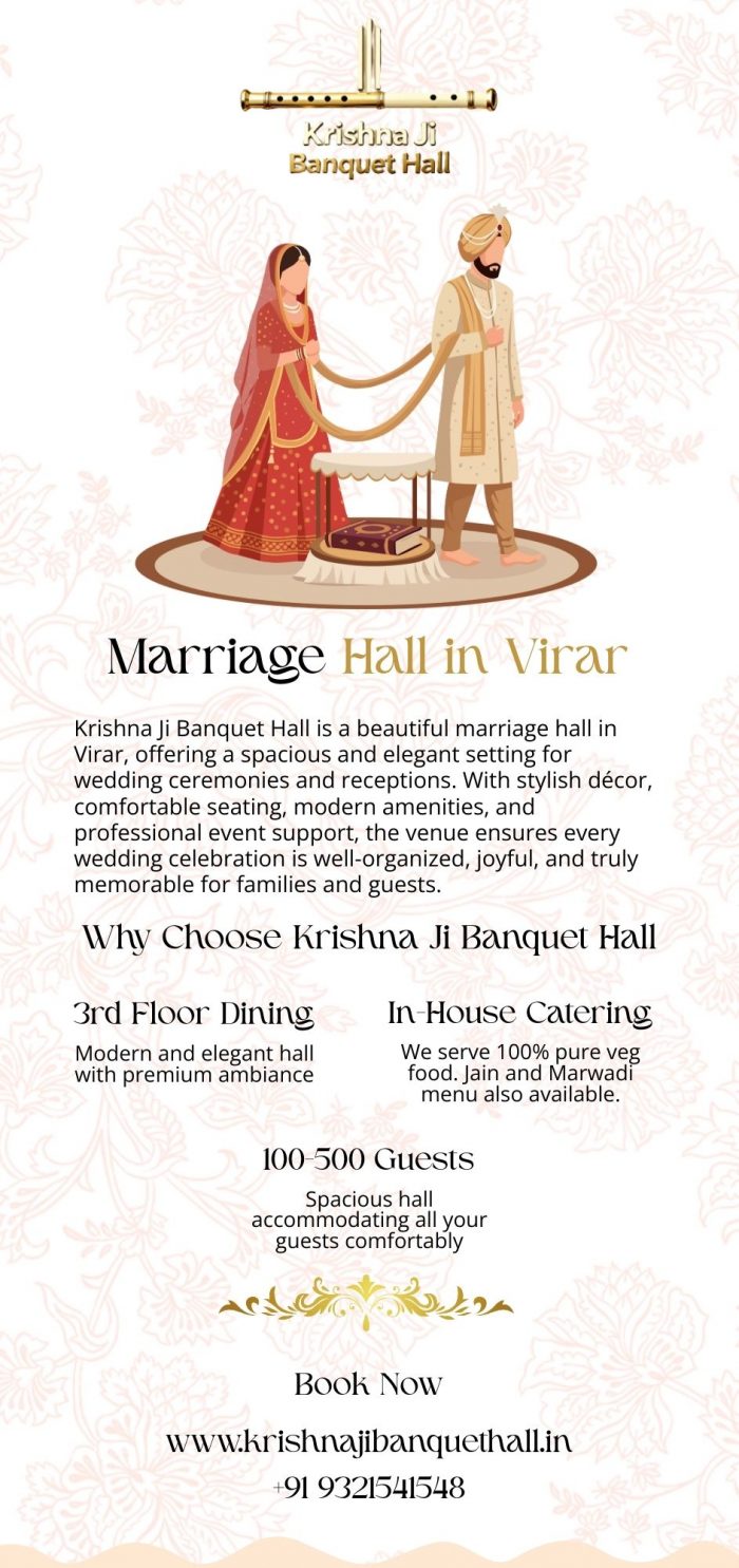 Marriage Hall in Virar – Krishna Ji Banquet Hall