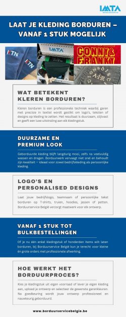 Laat Je Kleding Borduren Vanaf 1 Stuk Mogelijk