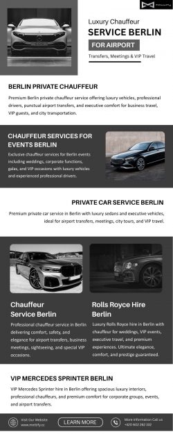 Luxury Chauffeur Service Berlin for Airport Transfers, Meetings & VIP Travel