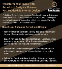 Transform Your Space with Perla Lichi Design – Premier Fort Lauderdale Interior Design