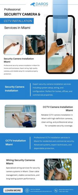 Professional Security Camera & CCTV Installation Services in Miami
