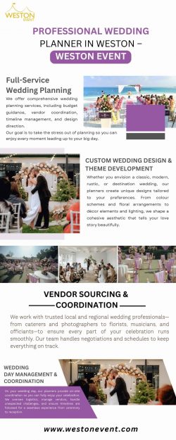 Professional Wedding Planner in Weston – Weston Event