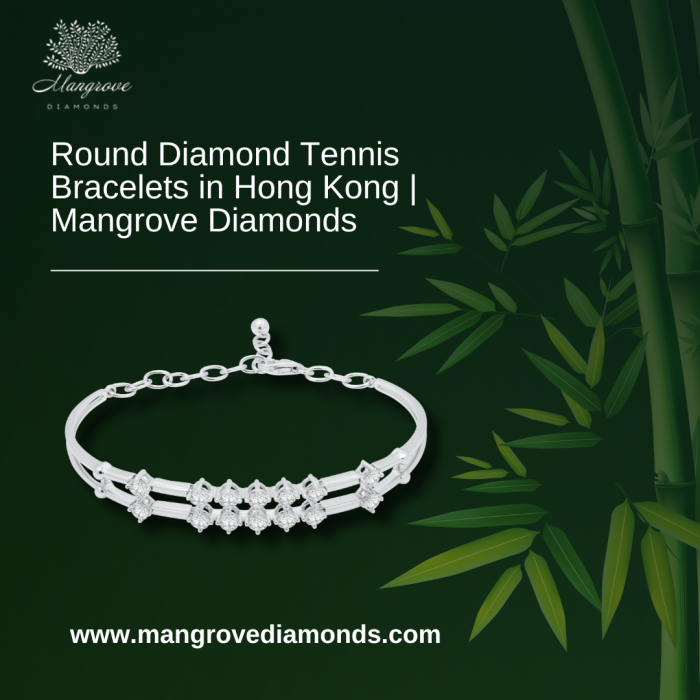 Round Diamond Tennis Bracelets in Hong Kong | Mangrove Diamonds