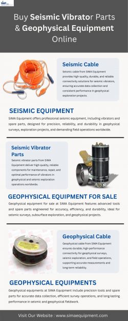 Buy Seismic Vibrator Parts & Geophysical Equipment Online