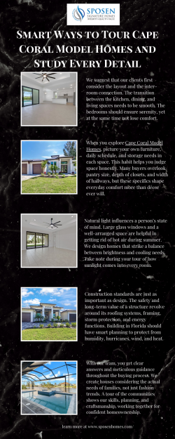 Explore Stunning Cape Coral Model Homes Today