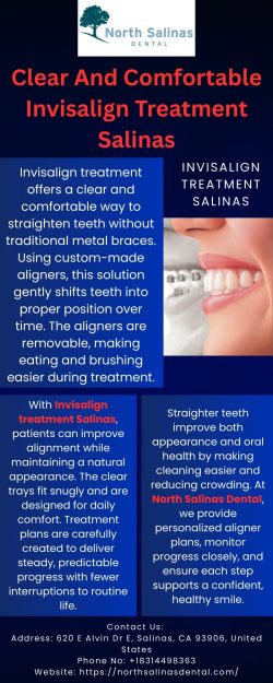Clear And Comfortable Invisalign Treatment Salinas