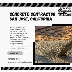 Concrete Contractor San Jose, California