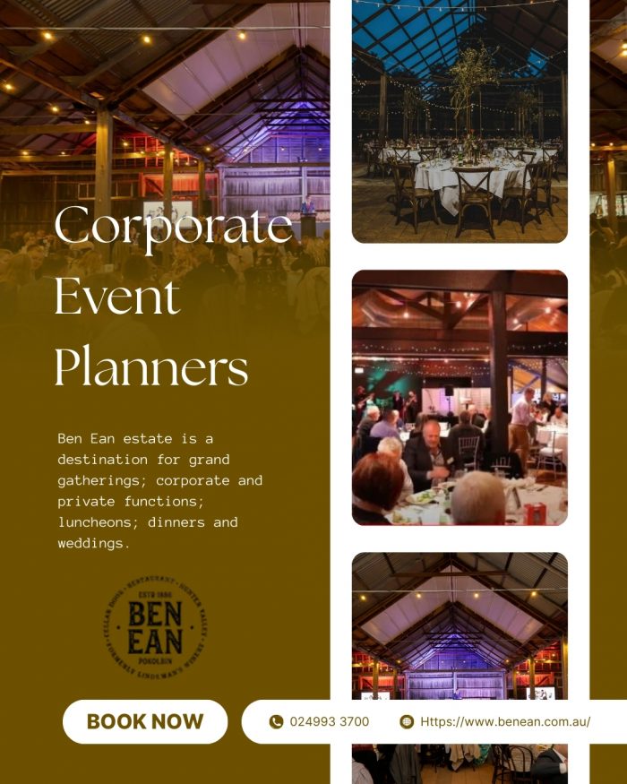 Corporate Event Planners For Seamless Wine Country Events