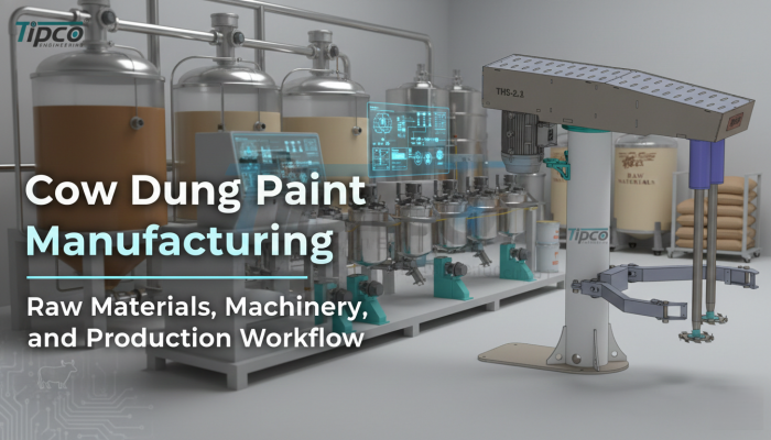 Cow Dung Paint Manufacturing, Raw Materials, Machinery, and Production Workflow