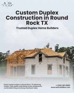 Custom Duplex Construction in Round Rock TX | Trusted Duplex Home Builders