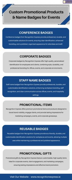 Custom Promotional Products & Name Badges for Events