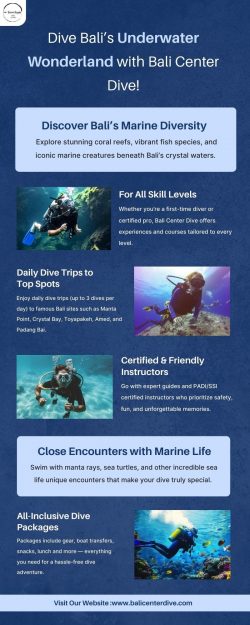 Dive Bali’s Underwater Wonderland with Bali Center Dive!