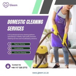 Domestic cleaning services | Gleem Cleaning