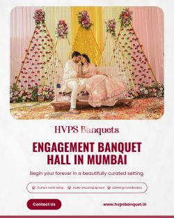 Engagement Hall Near Me Andheri – HVPS Banquets