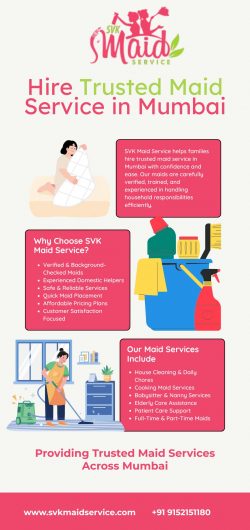 Hire Trusted Maid Service in Mumbai – SVK Maid Service
