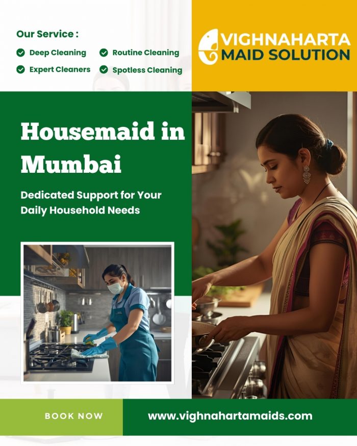 Housemaid in Mumbai – Vighnaharta Maid Solution