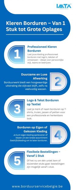 Kleren Borduren – Van 1 Stuk Tot Grote Oplages