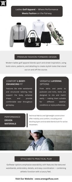 Ladies Golf Apparel — Where Performance Meets Fashion on the Fairway