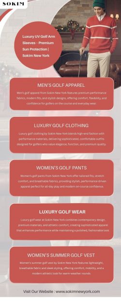 Luxury UV Golf Arm Sleeves – Premium Sun Protection | Sokim New York