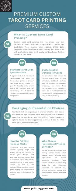 Premium Custom Tarot Card Printing Services