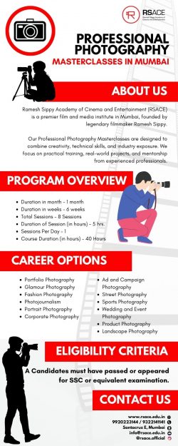 Professional Photography Masterclasses in Mumbai – RSACE
