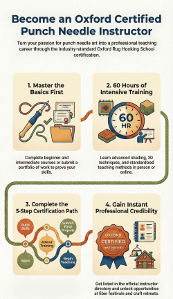 How to Become a Certified Punch Needle Instructor in the USA