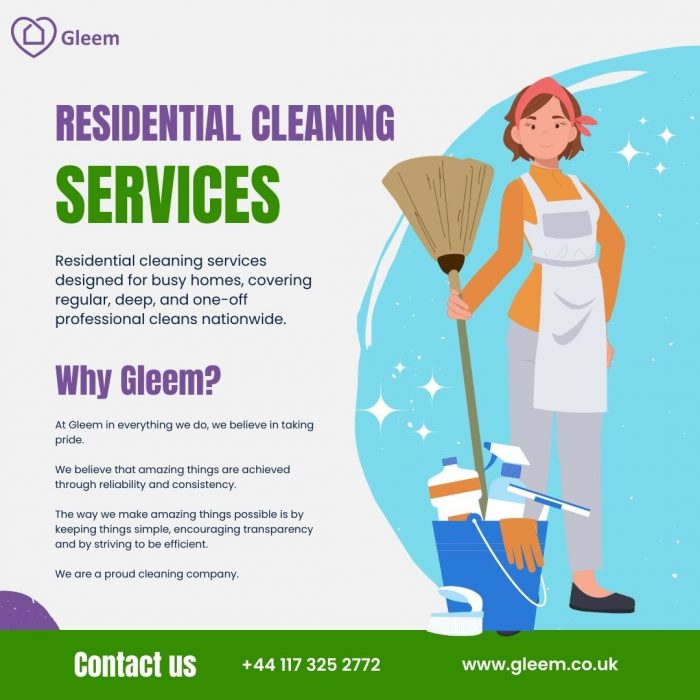 Residential cleaning services | Gleem Cleaning