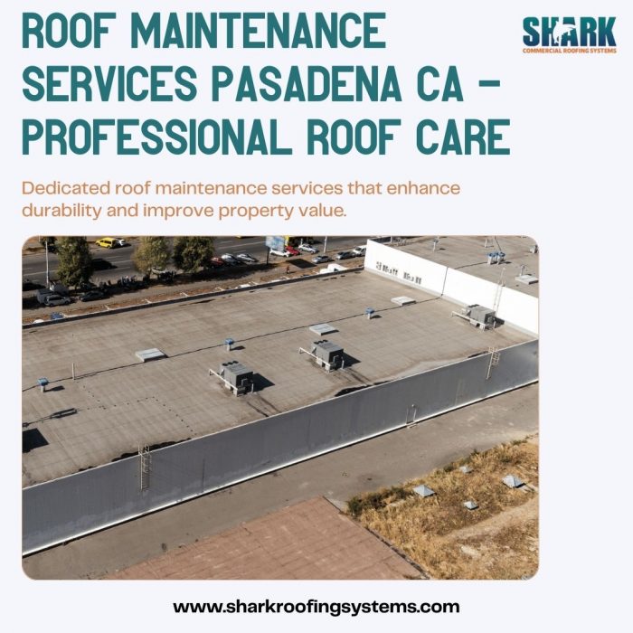 Roof Maintenance Services Pasadena CA – Professional Roof Care