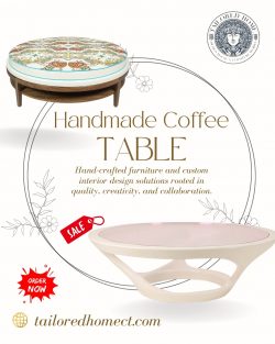 Solid Wood Handmade Coffee Table For Living Rooms