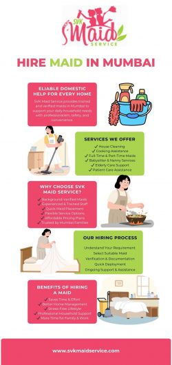 Hire Maid in Mumbai – SVK Maid Service