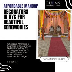 Affordable Mandap Decorators in NYC for Beautiful Ceremonies