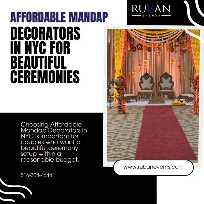 Affordable Mandap Decorators in NYC for Beautiful Ceremonies