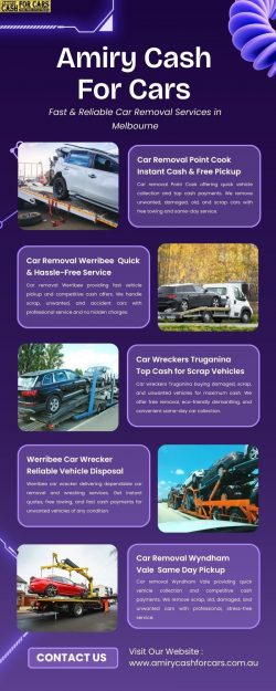 Amiry Cash For Cars – Fast & Reliable Car Removal Services in Melbourne