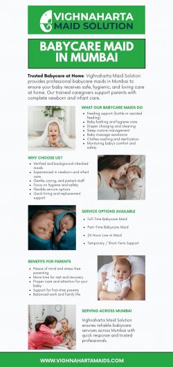 Babycare Maid in Mumbai – Vighnaharta Maid Solution