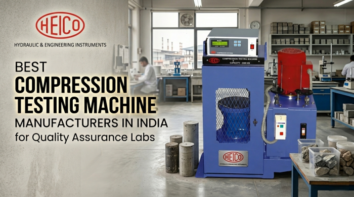 Best Compression Testing Machine Manufacturers in India for Quality Assurance Labs