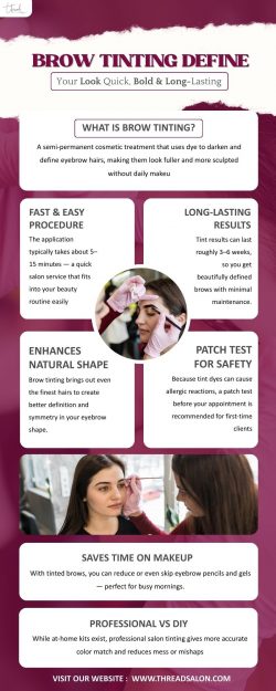 Brow Tinting Define Your Look — Quick, Bold & Long-Lasting