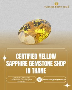 Certified Yellow Sapphire Gemstone Shop in Thane