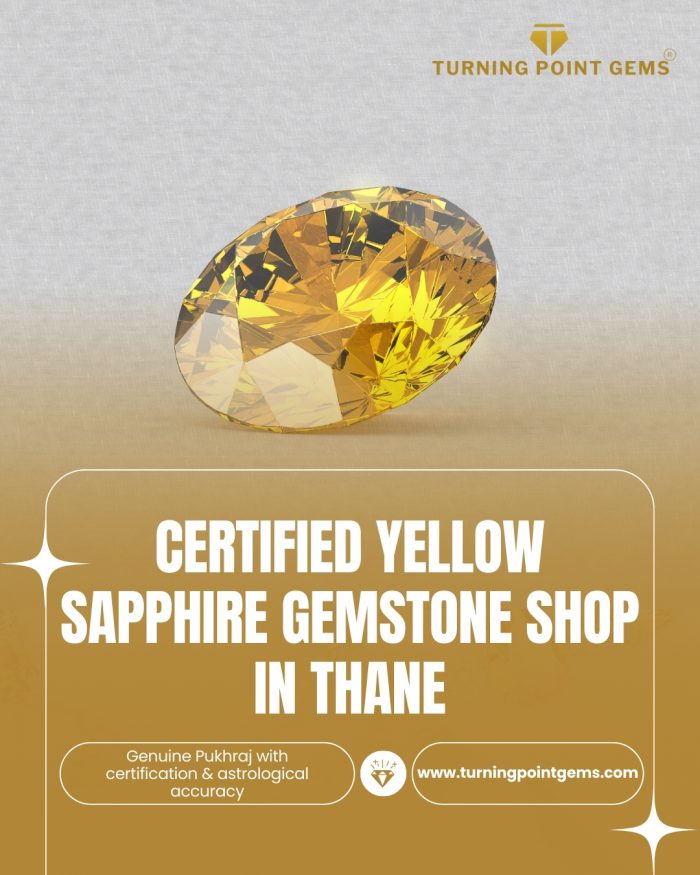 Certified Yellow Sapphire Gemstone Shop in Thane