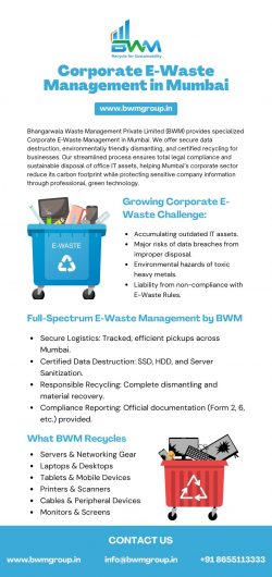 Corporate E-Waste Management in Mumbai – BWM