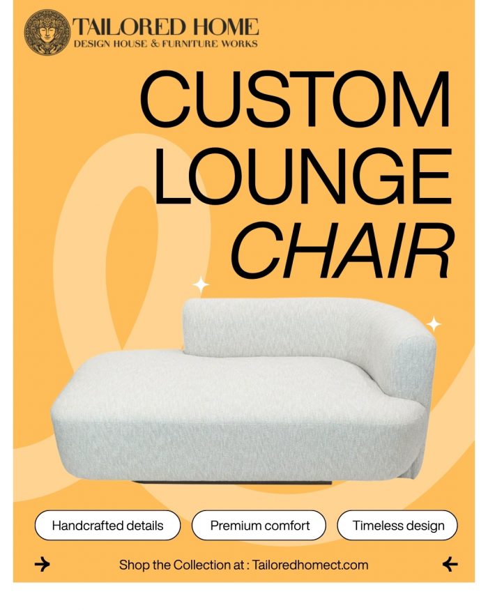 Custom Lounge Chair Crafted For Relaxing Comfort