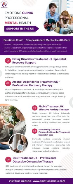 Emotions Clinic – Professional Mental Health Support in the UK