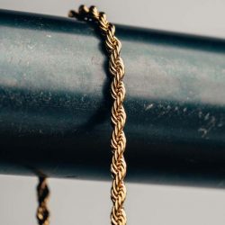 Gold Rope Chain 4mm Classic Luxury Look