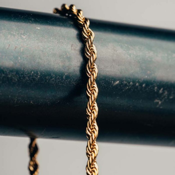 Gold Rope Chain 4mm Classic Luxury Look