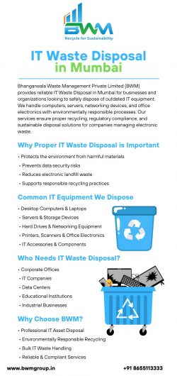 IT Waste Disposal in Mumbai – BWM