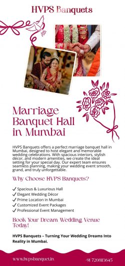 Marriage Banquet Hall in Mumbai – HVPS Banquets